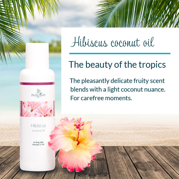 Hibiscus coconut oil